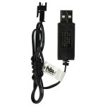 Vhbw chargeur usb pour batterie de mod�lisme rc avec connexion sm - 2p ou pack d'accus - 60 cm 4, 8 v ...