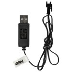 Vhbw chargeur usb pour batterie de mod�lisme rc avec connexion sm - 2p ou pack d'accus - 60 cm 7, 2 v ...