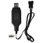 Vhbw chargeur usb pour batterie de mod�lisme rc avec connexion sm - 4p ou pack d'accus - 60 cm 7, 5 v ...