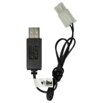 Vhbw chargeur usb pour batterie de mod�lisme rc avec connexion tamiya ou pack d'accus - 60 cm 7, 2 v ...