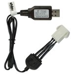Vhbw chargeur usb compatible avec hosim vatos 9116 batterie de mod�lisme rc avec connexion sm - 6p - ...
