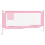 Vidaxl barrière de sécurité de lit d'enfant rose 190x25 cm tissu Vidaxl barrière de sécurité de lit d'enfant rose 190x25 cm tissu