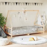 Vidaxl cadre de lit pour enfant 90x190 cm bois de pin massif Vidaxl cadre de lit pour enfant 90x190 cm bois de pin massif