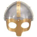 Vidaxl casque de viking de rplique antique pour gn argent acier