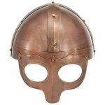 Vidaxl casque de viking de r�plique antique pour gn cuivre acier