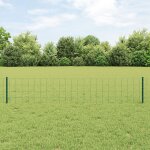 Vidaxl clture euro avec poteaux en u lot de 2 vert acier galvanis