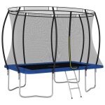 Vidaxl ensemble de trampoline rectangulaire 274x183x76 cm 150 kg