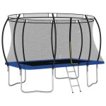 Vidaxl ensemble de trampoline rectangulaire 335x244x90 cm 150 kg Vidaxl ensemble de trampoline rectangulaire 335x244x90 cm 150 kg