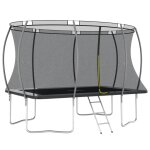 Vidaxl ensemble de trampoline rectangulaire 335x244x90 cm 150 kg Vidaxl ensemble de trampoline rectangulaire 335x244x90 cm 150 kg