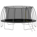 Vidaxl ensemble de trampoline rond 488x90 cm 150 kg