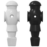 Vidaxl joueurs de table de baby - foot 24 pcs noir et blanc hips