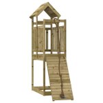 Vidaxl maisonnette de jeu avec mur d'escalade bois de pin impr�gn�