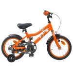 Vidaxl v�lo pour enfants 14 pouces pour les 3 - 5 ans orange