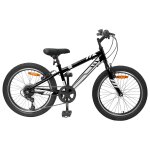 Vidaxl v�lo de montagne 20 pouces 6 - speed pour 5 - 8 ans noir