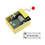 La vie en rose (louiguy / edith piaf) - bo�te a musique / m�canisme / mouvement musical a manivelle dans ...