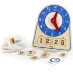 Viga - horloge d'apprentissage montessori   learning clock  - a partir de 6 ans