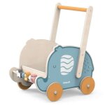 Viga toys - chariot de marche  poussette elphant  - a partir de 12 mois