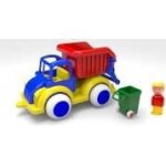 Vikingtoys - jumbo camion poubelle 25 cm - vikingtoys