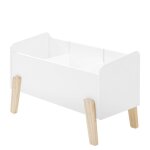 Vipack coffre jouets kiddy blanc