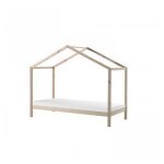 Vipack dallas lit zh 90x200cm naturel + matelas basic cool 200x90cm epaisseur 10cm