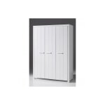 Vipack erik armoire 3 portes blanc