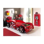 Vipack funbeds lit voiture night speeder + armoire petrol pump 1 porte