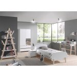 Vipack kiddy lit + armoire + chevet + bureau + bibliothque design