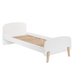 Vipack lit simple kiddy en bois laqu et brut et sommier 90x200cm Vipack lit simple kiddy en bois laqu et brut et sommier 90x200cm
