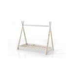 Vipack lit tipi 70x140 blanc