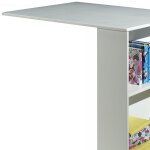 Vipack pino bureau pour lit mezzanine mdf blanc 94 x 68 x 72 cm
