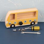Vis a vis montessori pour enfants, outils d'enseignement de la vie quotidienne, bus occup, jouets d'ducation ...