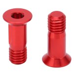 Vis de vélo en alliage d'aluminium, 2 pièces, vis de fixation de pignon de dérailleur arrière, accessoires ... Vis de vélo en alliage d'aluminium, 2 pièces, vis de fixation de pignon de dérailleur arrière, accessoires ...
