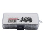 Vis de voiture rc, bo�te en acier inoxydable, kit d'outils de r�paration pour axial rc, outils de r�paration, ...