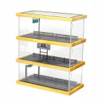 Vitrine de scène de stationnement a 3 niveaux a l'échelle 1 / 64, cadeaux pour enfants, modèle de véhicule, ... Vitrine de scène de stationnement a 3 niveaux a l'échelle 1 / 64, cadeaux pour enfants, modèle de véhicule, ...