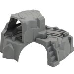 Voie de train, accessoires de voie de train en bois de double tunnel gris en plastique de pour le train ... Voie de train, accessoires de voie de train en bois de double tunnel gris en plastique de pour le train ...