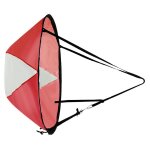 Voile gonflable pliable avec fentre transparente, 108cm, pour kayak, voilier, planche a pagaie, cano ...