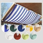 Voile solaire windhager pour la technique de tension des cbles, bleu uni 270 x 140 cm