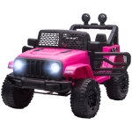 Voiture 4x4 electrique enfant 12 v 5 km / h max. tlcommande incluse effets lumineux sonores lecteur ...