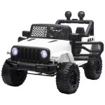 Voiture 4x4 electrique enfant moteur 2 x 35 w 5 km / h max. t�l�commande incluse effets lumineux sonore ...