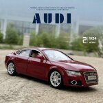 Mod�le de voiture audi a7 en alliage, jouet en m�tal moul� sous pression, mod�les automobiles avec 4 ...