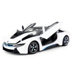 Modle de voiture bmw i8 1:24 en alliage, vhicules de collection, jouet de transport non tlcommand, ...