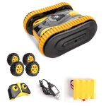 Voiture de cascadeur radiocommand�e 4ch 2. 4g pour enfants, avec t�l�commande, buggy d�formable, v�hicule ...