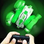 Voiture de cascadeur rc haute vitesse 4wd, rechargeable double face, 360 degr�s, contr�le flipreemote, ...