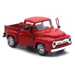 Mod�le de voiture de collection, imitation de camion pick - up rouge, 1:32, v�hicules statiques moul�s, ...