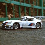 Mod�le de voiture de course bmw z4 gt3 en alliage, jouet en m�tal moul�, collection de simulation de ...
