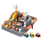 Voiture de course sur rail de sauvetage, mod�le de course, jeu d'aventure intelligent, jouet educatif, ...