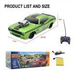 Voiture de course tlcommande, 4 canaux, 2. 4g, 1:16, grande vitesse, drive electrique, puissance ...