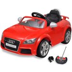 Voiture electrique pour enfant audi tt rs rouge avec tlcommande