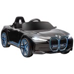Voiture electrique enfant licence bmw i4 12v 5km / h max. nombreux effets t�l�commande noir