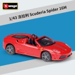 Modle de voiture super jouet en alliage moul sous pression, 1:43 la ferrari 16m enzo f8 f12 f40 fxxk ...